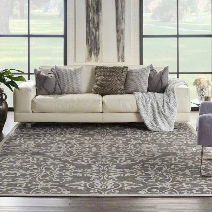 Damask DAS01 Grey Rug