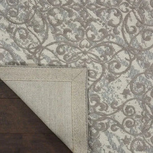 Damask DAS02 Ivory/Grey Rug