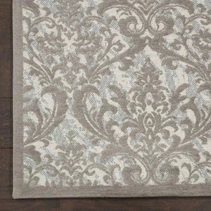 Damask DAS02 Ivory/Grey Rug