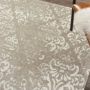 Damask DAS03 Ivory/Grey Rug