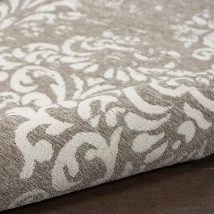 Damask DAS03 Ivory/Grey Rug