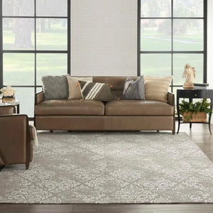 Damask DAS03 Ivory/Grey Rug