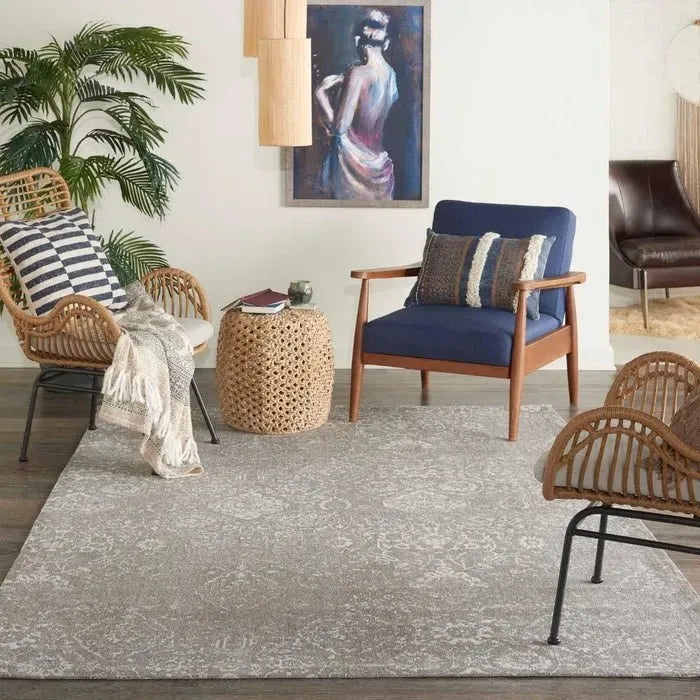 Damask DAS06 Lt Grey Rug