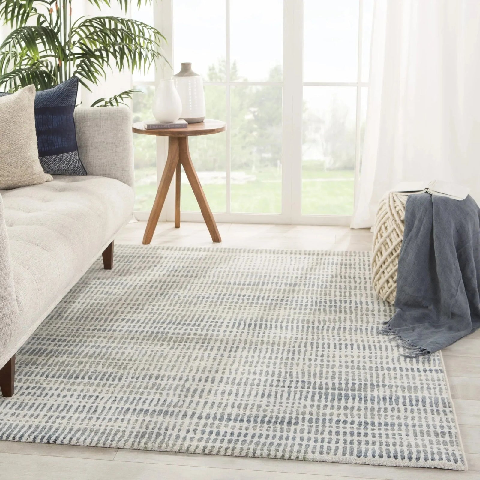 Dash Dsh16 Escape Gray/Blue Rug