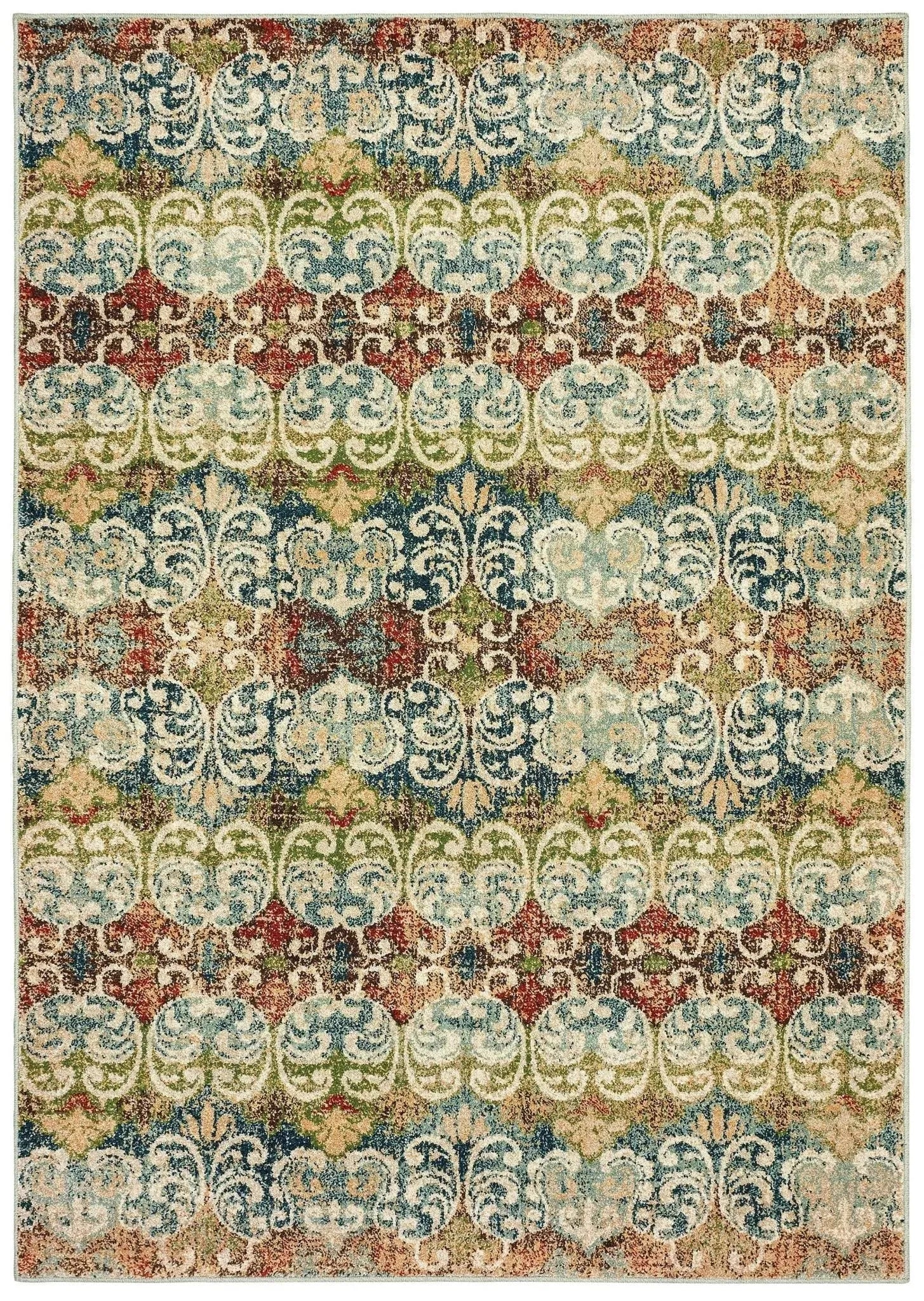 Dawson 7341B Multi/ Ivory Rug