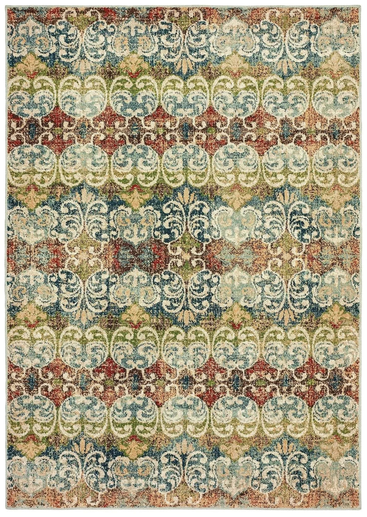 Dawson 7341B Multi/ Ivory Rug
