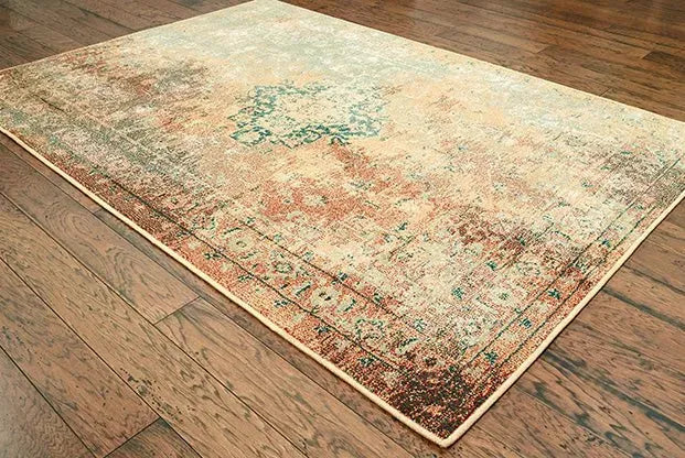 Dawson 8324A Rust/ Gold Rug