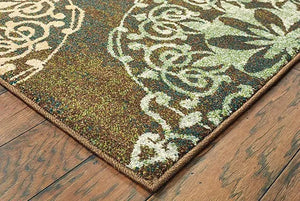 Dawson 8522C Brown/ Multi Rug