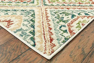 Dawson 8530A Ivory/ Multi Rug