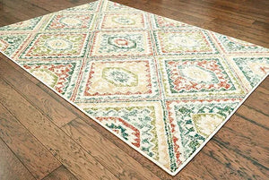 Dawson 8530A Ivory/ Multi Rug