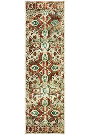 Dawson 8533A Rust/ Ivory Rug