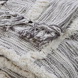 Dayton 80144GYN Grey/Natural Throw Blanket