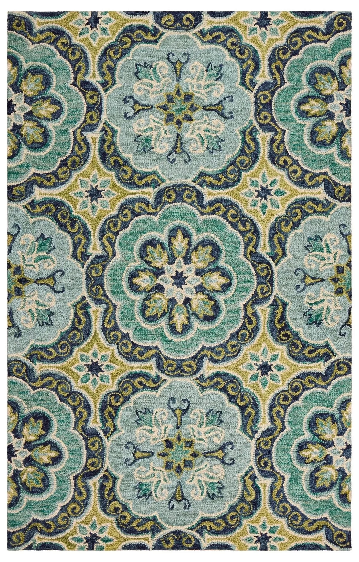 Dazzle LR54076 Green Rug