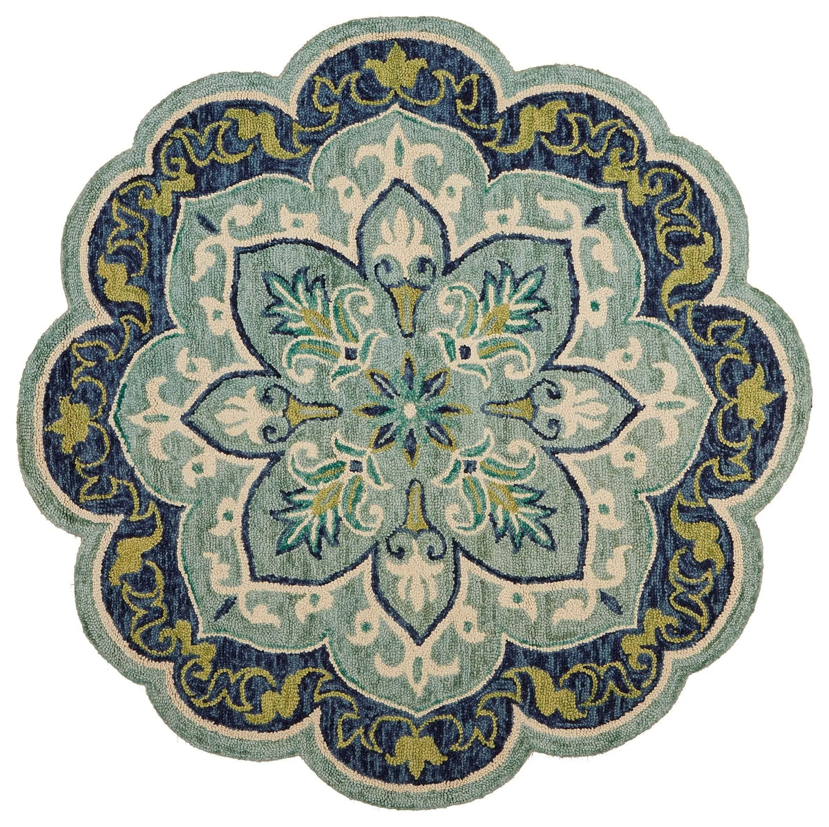 Dazzle LR54077 Teal Rug