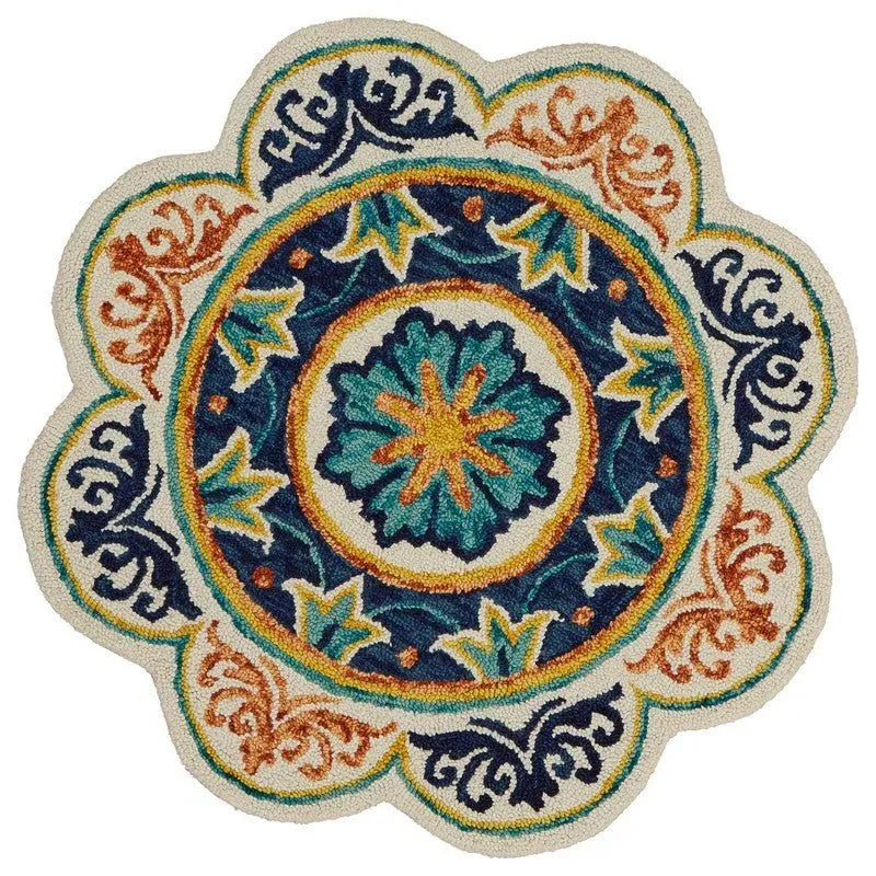 Dazzle LR54079 Ivory Blue Rug
