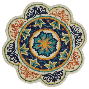 Dazzle LR54079 Ivory Blue Rug