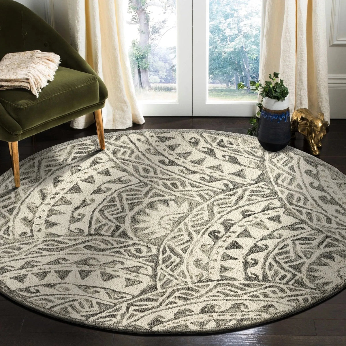 Dazzle LR54087 Gray Rug