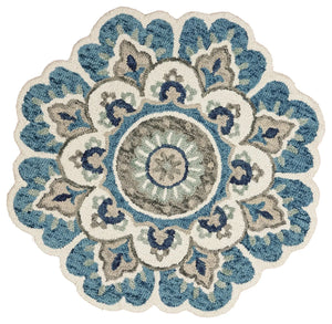 Dazzle Lr54094 Ivory/Teal Rug