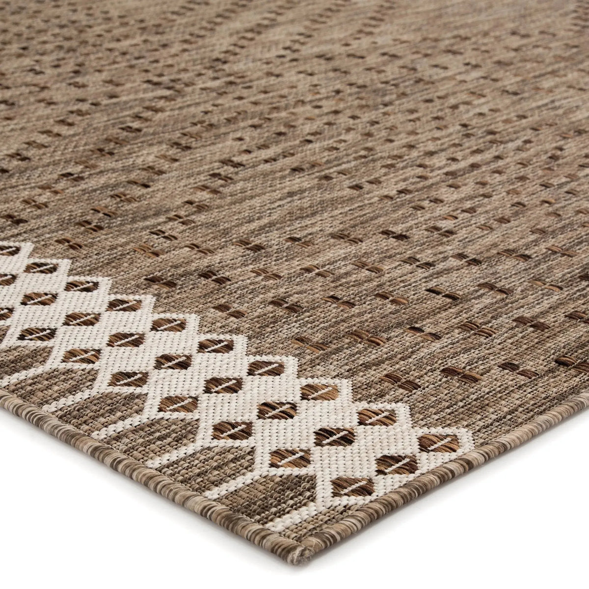 Decora By Nikki Chu By Nikki Chu Dnc18 Tirana Gray/Brown Rug