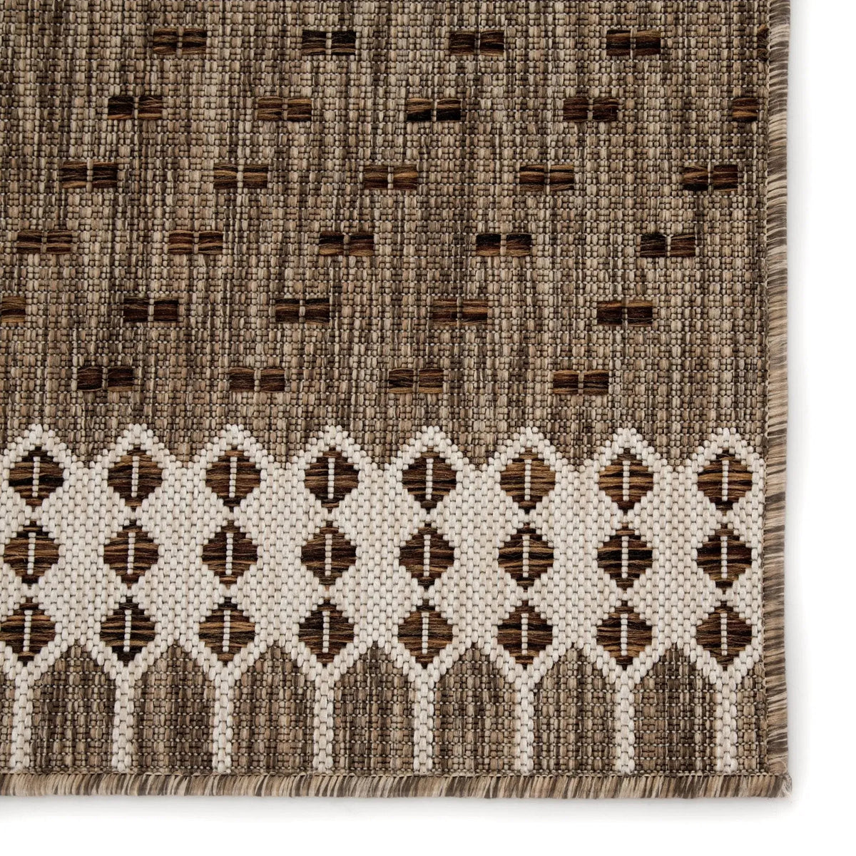 Decora By Nikki Chu By Nikki Chu Dnc18 Tirana Gray/Brown Rug