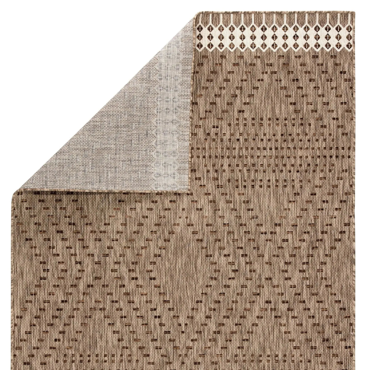 Decora By Nikki Chu By Nikki Chu Dnc18 Tirana Gray/Brown Rug