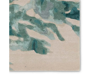 Delray DEL02 Green Rug Silver Pine Rug