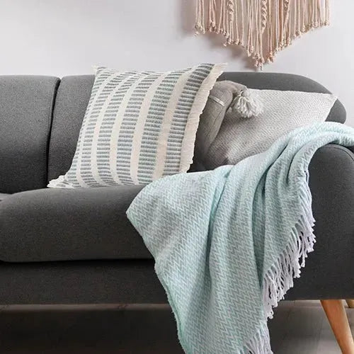 Denver 08201BLU Blue Pillow