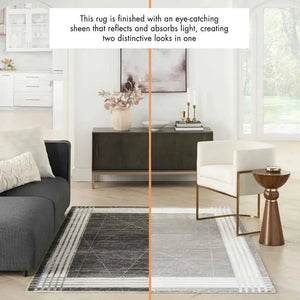 Desire DSR01 Charcoal/Silver Rug