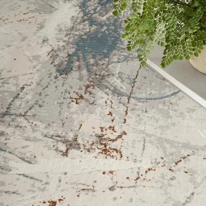 Desire DSR04 Ivory/Blue Rug