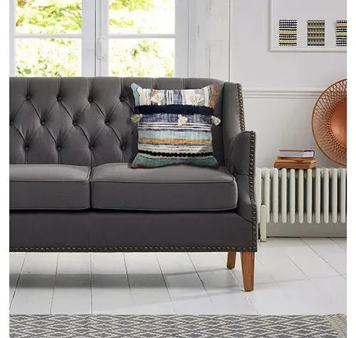 Destin 07346BLK Black/Multi Pillow