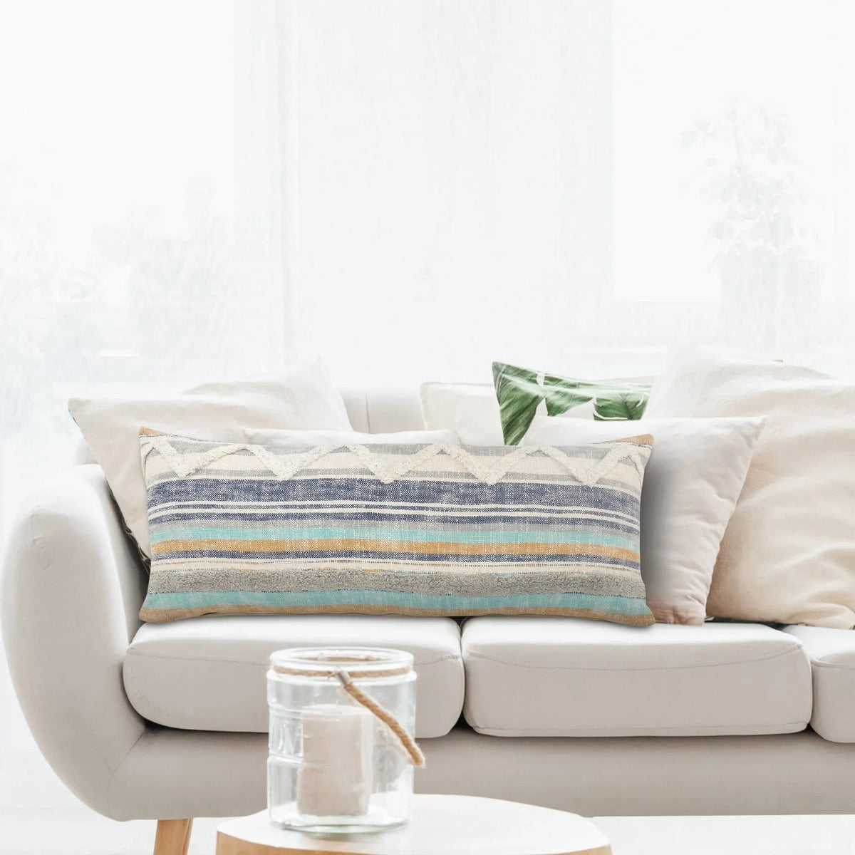 Destin Lr07347 Multi/Natural Pillow