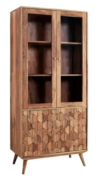 Diamond Glass Cabinet