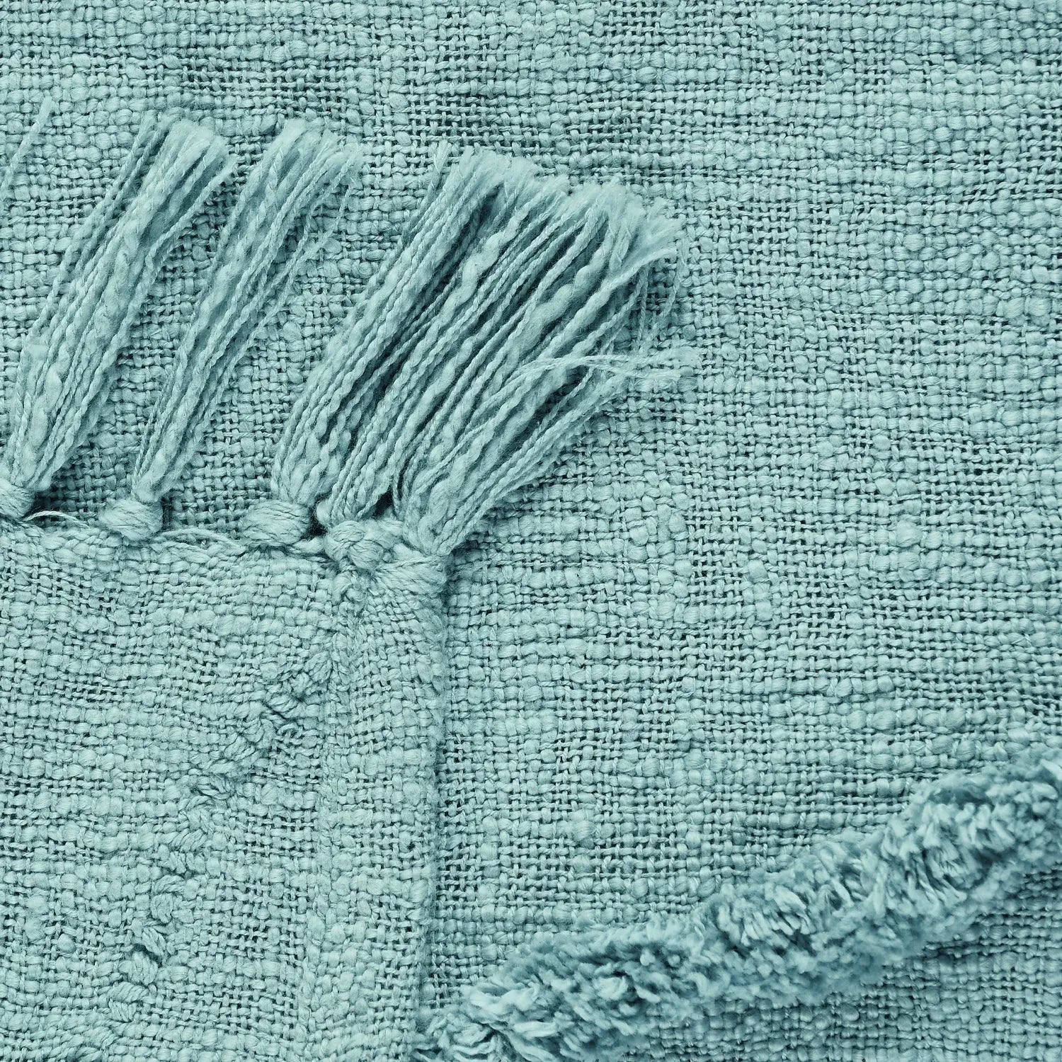 Diamond Lr80195 Aqua Sky Blue Throw Blanket