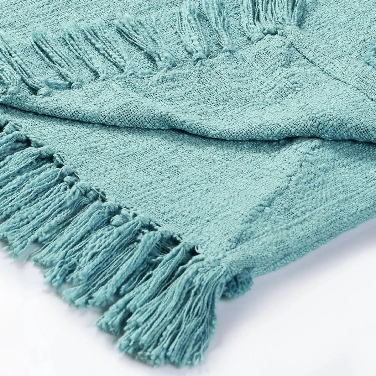 Diamond Lr80195 Aqua Sky Blue Throw Blanket