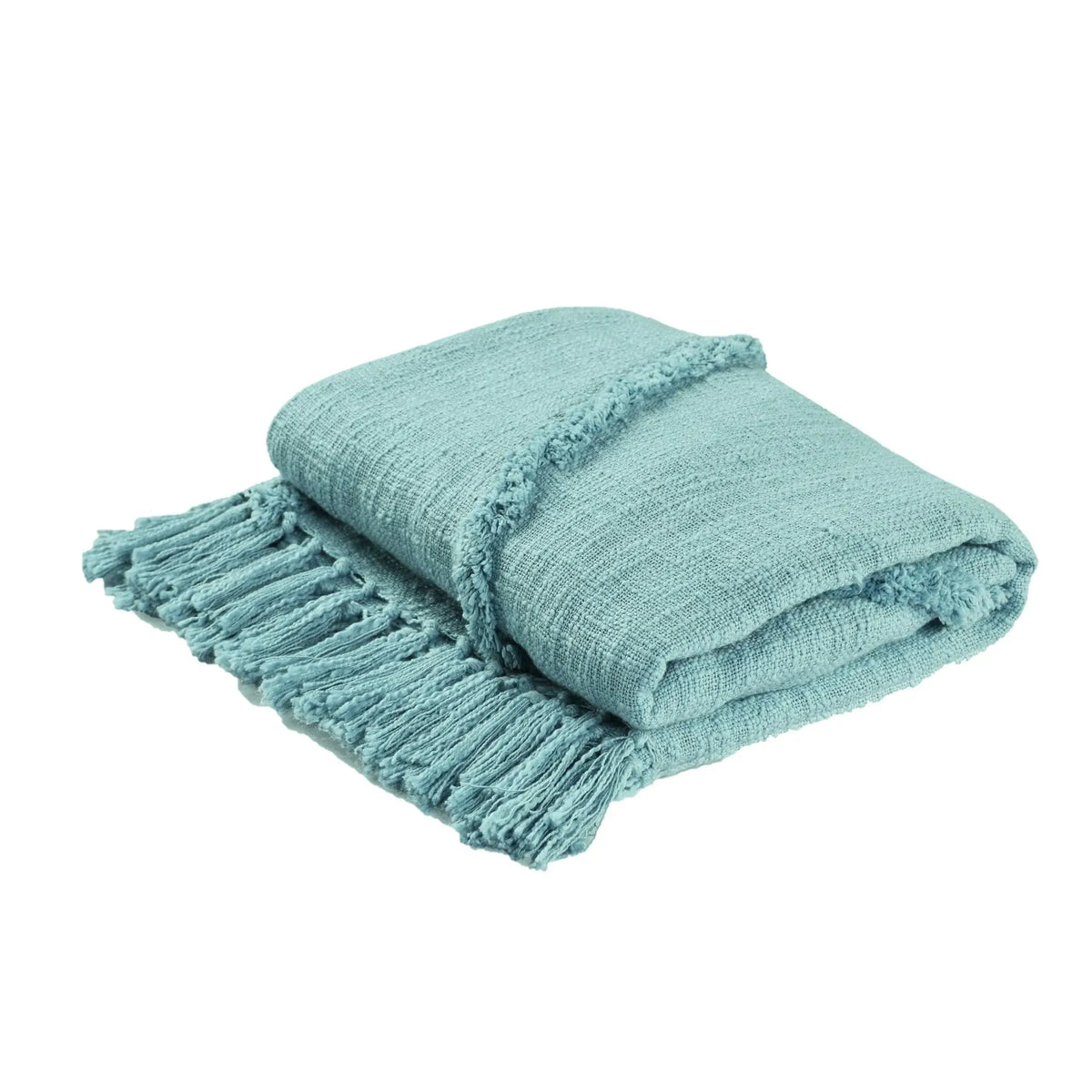 Diamond Lr80195 Aqua Sky Blue Throw Blanket