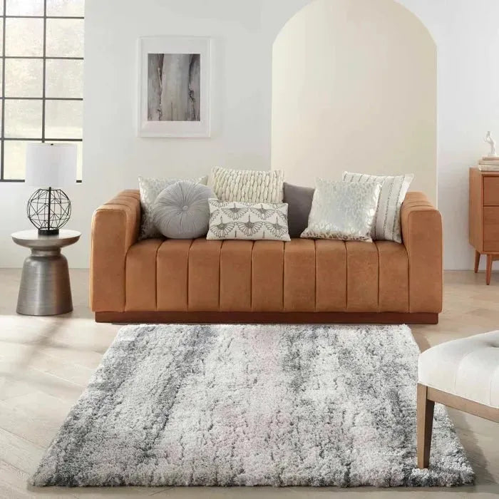 Dreamy Shag DRS01 Ivory/Charcoal Rug