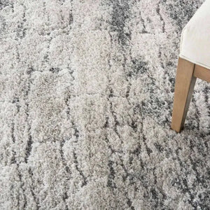 Dreamy Shag DRS01 Ivory/Charcoal Rug