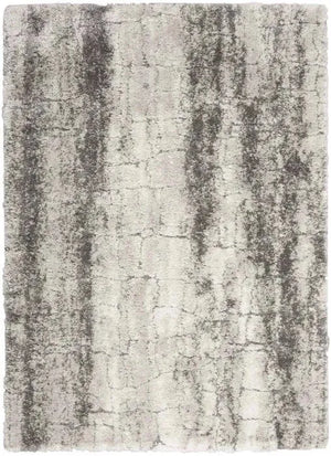 Dreamy Shag DRS01 Ivory/Charcoal Rug