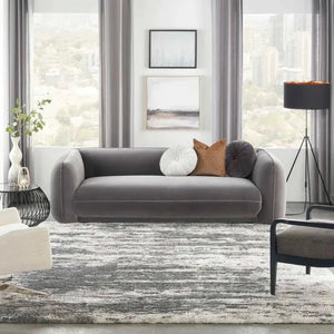 Dreamy Shag DRS02 Charcoal/Ivory Rug
