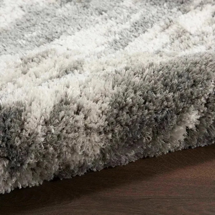 Dreamy Shag DRS02 Charcoal/Ivory Rug