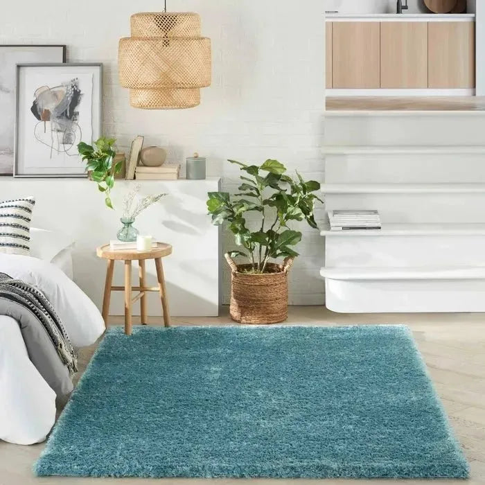 Dreamy Shag DRS05 Aqua Rug