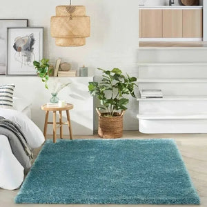 Dreamy Shag DRS05 Aqua Rug
