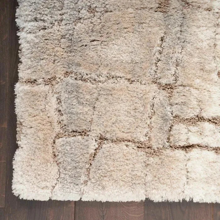 Dreamy Shag DRS09 Ivory/Beige Rug