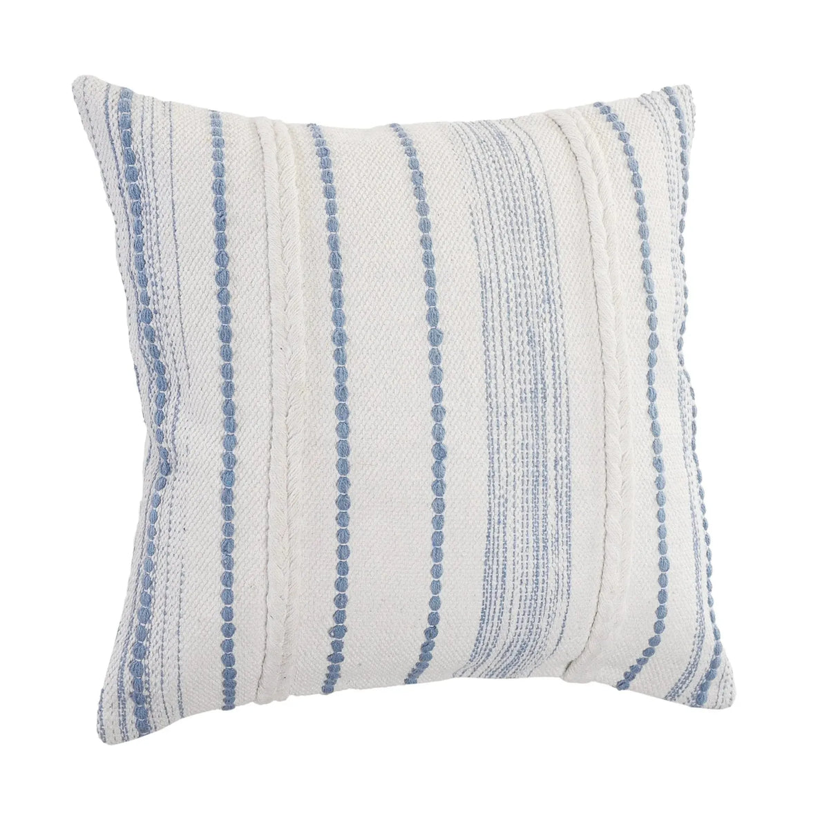 Drew Lr07569 White/Blue Pillow