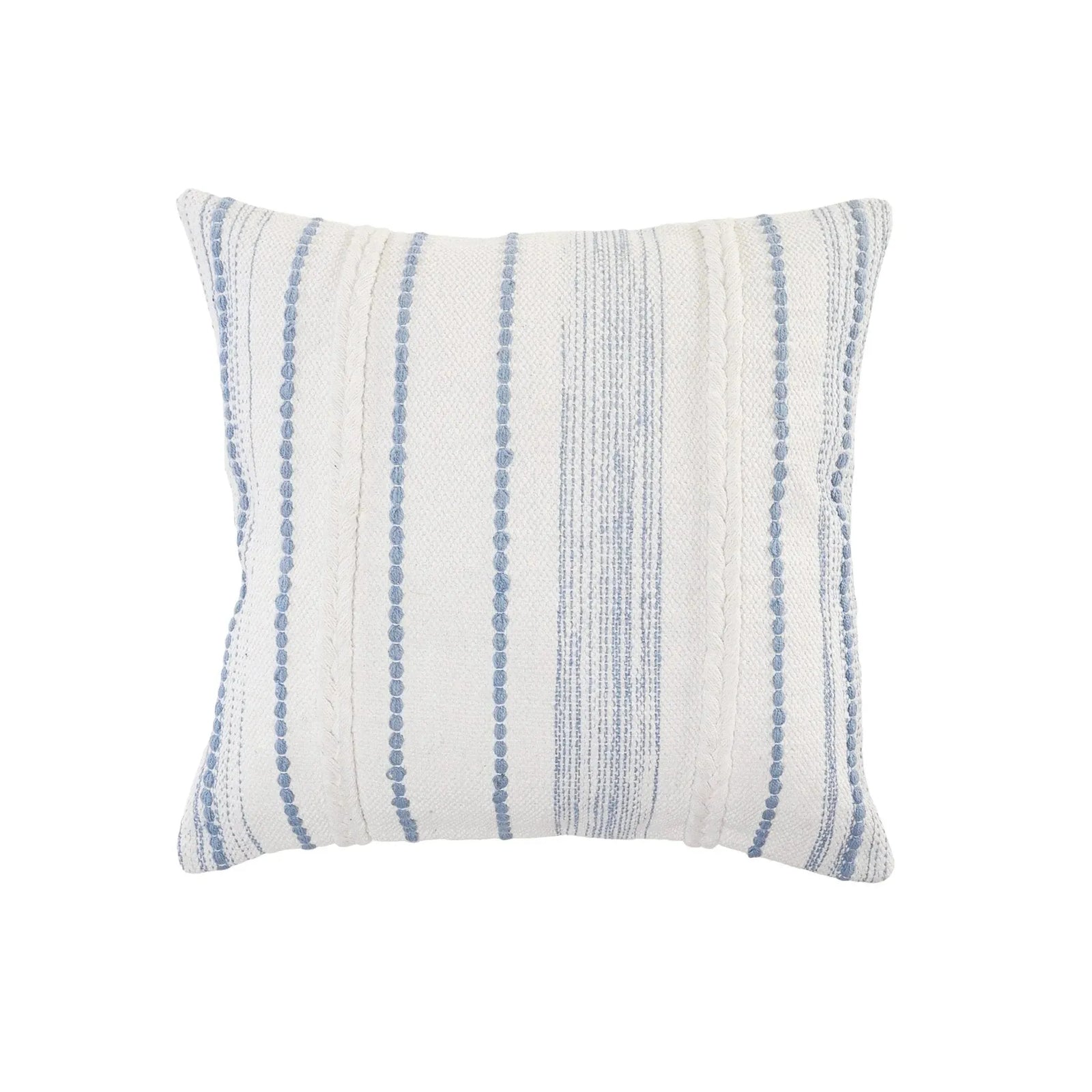 Drew Lr07569 White/Blue Pillow