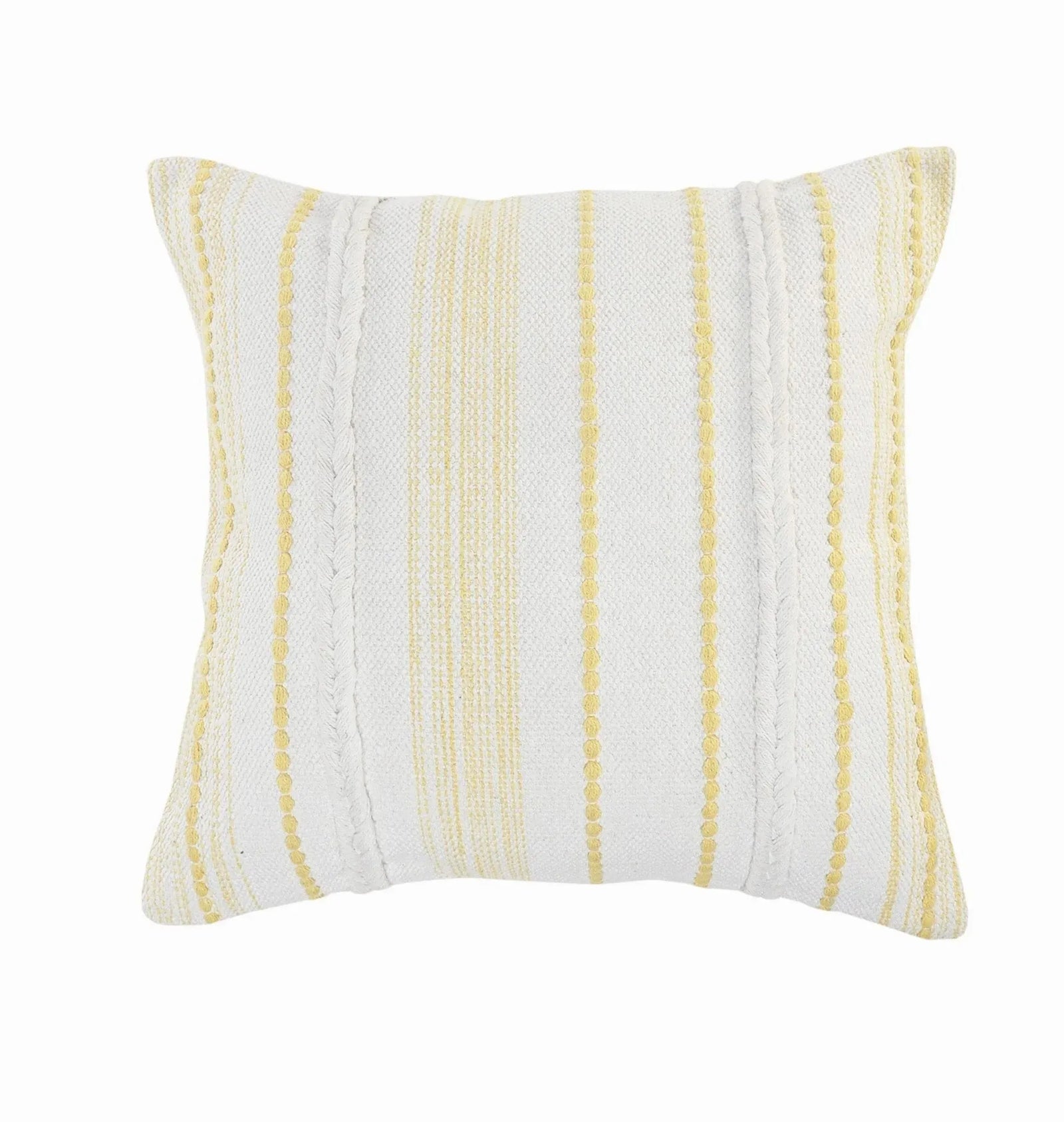Drew Lr07569 White/Yellow Pillow