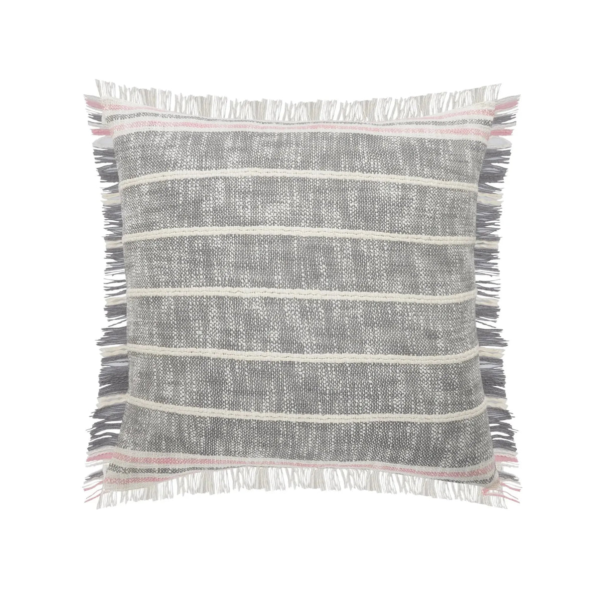 Drew Lr07619 Gray/Pink Pillow