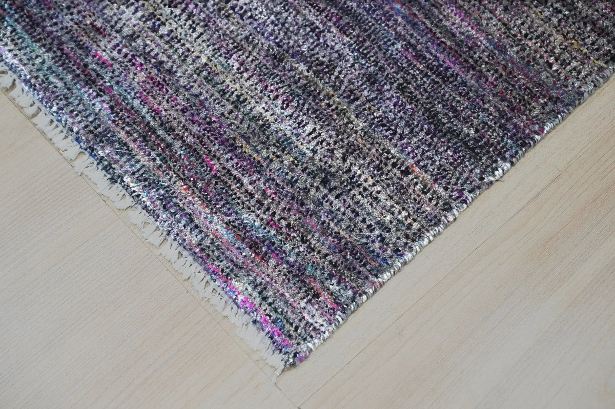 Durva Silk SC-MC1B Black Rug