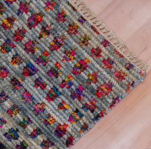 Durva Wool & Silk SC-111B Blue Rug