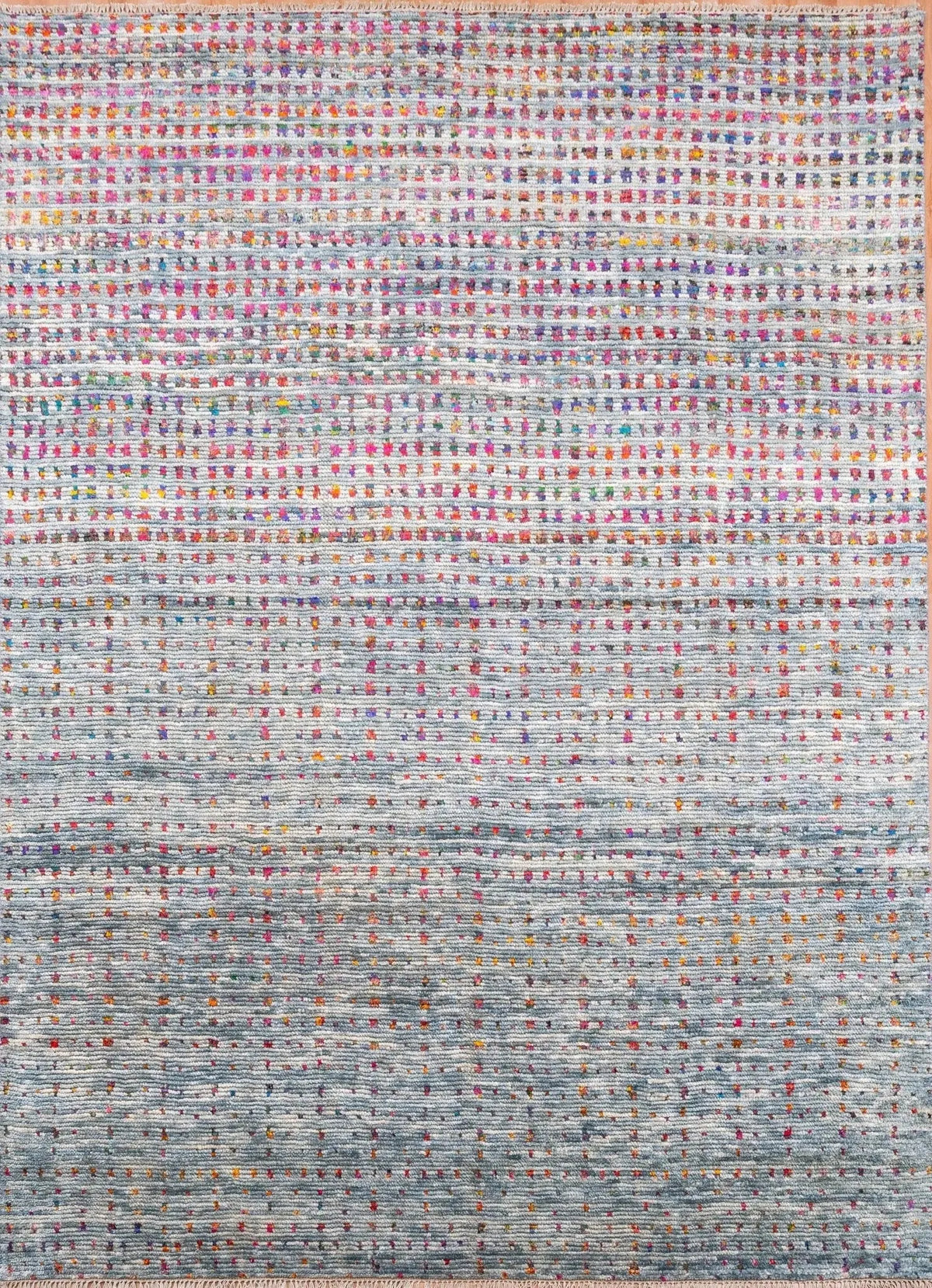 Durva Wool & Silk SC-111B Blue Rug